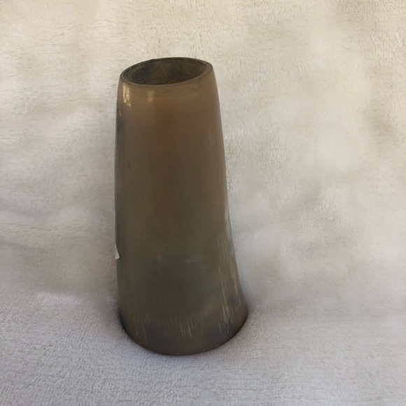 Hand Painted Steer Bull Cow Horn Cup - Mexican Indian - Picture 3 of 12